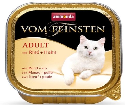 Animonda Cat Vom Feinsten Adult Wołowina I Kurczak 100g Animonda Cat Vom Feinsten Adult Wołowina I Kurczak 100g