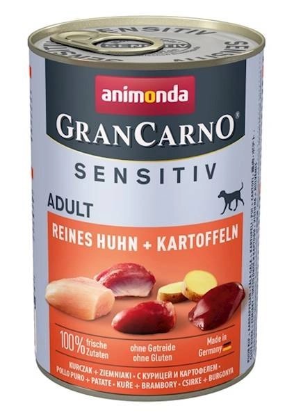 Animonda GranCarno Sensitiv Adult Dog Kurczak I Ziemniaki 400g Animonda GranCarno Sensitiv Adult Dog Kurczak I Ziemniaki 400g