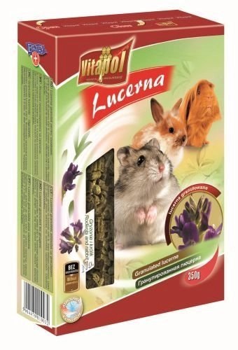 Vitapol Karma Granulowana Z Lucerny Dla Gryzoni I Królika 350g Vitapol Karma Granulowana Z Lucerny Dla Gryzoni I Królika 350g