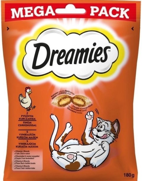 DREAMIES Przysmak Dla Kota Z Kurczakiem 180g DREAMIES Przysmak Dla Kota Z Kurczakiem 180g