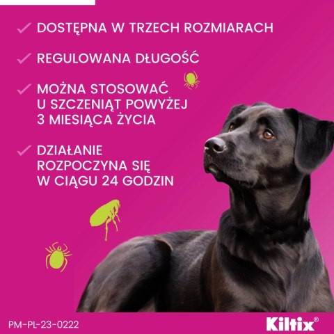 Bayer Kiltix Obroża Na Kleszcze I Pchły Dla Psa 70cm Bayer Kiltix Obroża Na Kleszcze I Pchły Dla Psa 70cm