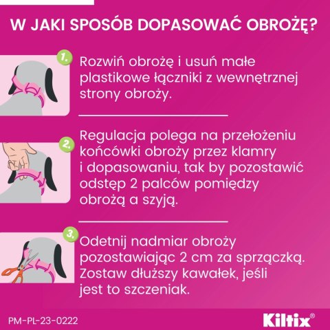 Bayer Kiltix Obroża Na Kleszcze I Pchły Dla Psa 70cm Bayer Kiltix Obroża Na Kleszcze I Pchły Dla Psa 70cm
