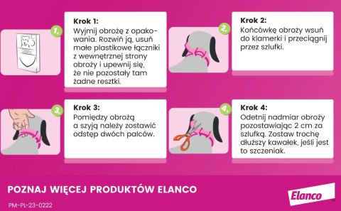 Bayer Kiltix Obroża Na Kleszcze I Pchły Dla Psa 70cm Bayer Kiltix Obroża Na Kleszcze I Pchły Dla Psa 70cm