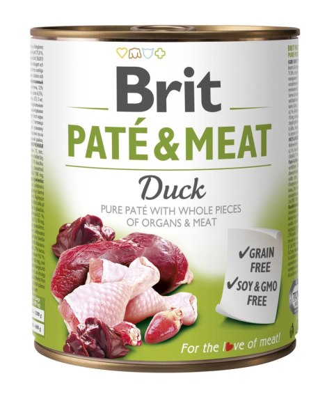 Brit Pate & Meat Z Kaczką 800g Brit Pate & Meat Z Kaczką 800g
