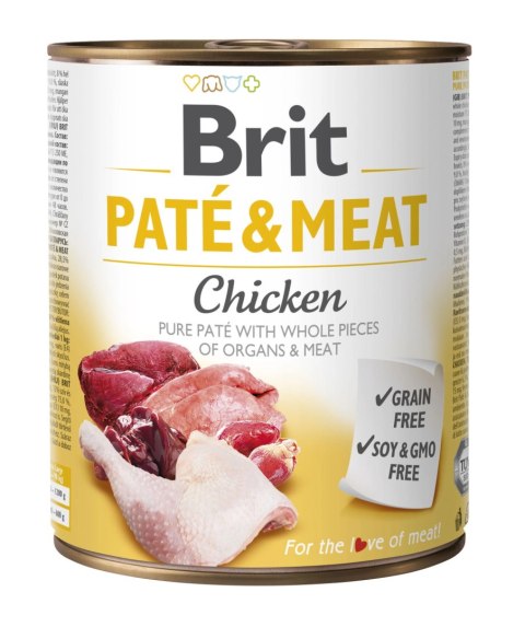 Brit Pate & Meat Z Kurczakiem 800g Brit Pate & Meat Z Kurczakiem 800g