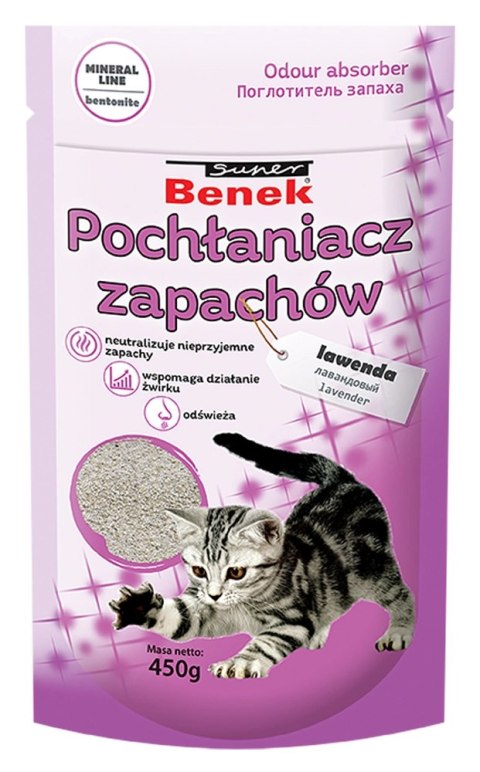 CERTECH-SUPER BENEK Pochłaniacz Zapachów Lawenda 450g CERTECH-SUPER BENEK Pochłaniacz Zapachów Lawenda 450g