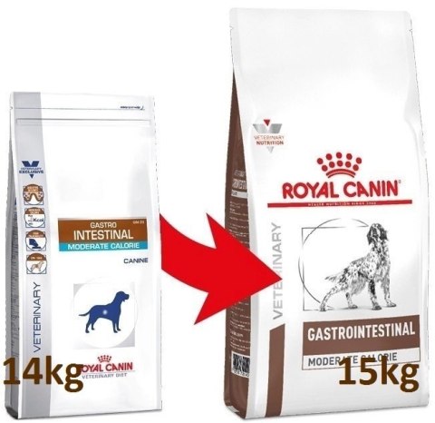 ROYAL CANIN Gastrointestinal Moderate Calorie 15kg ROYAL CANIN Gastrointestinal Moderate Calorie 15kg