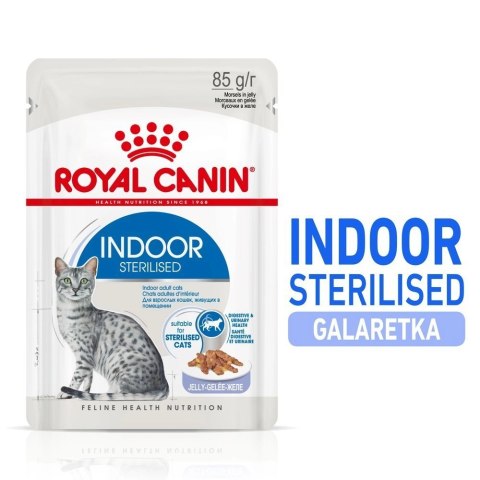 ROYAL CANIN Indoor Sterilised W Galaretce 12x85g ROYAL CANIN Indoor Sterilised W Galaretce 12x85g