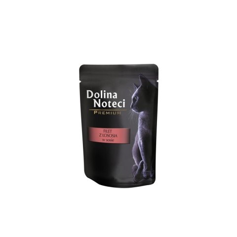 Dolina Noteci Premium Dla Kota Filet Z Łososia W Sosie 85g Dolina Noteci Premium Dla Kota Filet Z Łososia W Sosie 85g