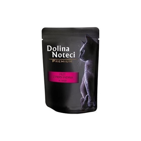 Dolina Noteci Premium Dla Kota Filet Z Piersi Indyka W Sosie 85g Dolina Noteci Premium Dla Kota Filet Z Piersi Indyka W Sosie 85g