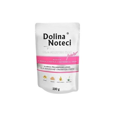 Dolina Noteci Premium Dla Psów Małych Ras Junior Bogata W Serca Z Indyka I Wątróbkę Z Gęsi 100g Dolina Noteci Premium Dla Psów Małych Ras Junior Bogata W Serca Z Indyka I Wątróbkę Z Gęsi 100g