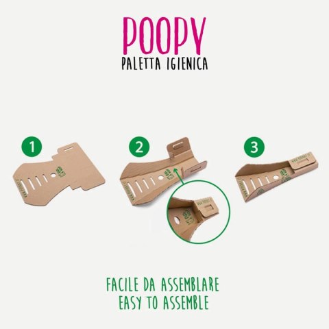 Pipikat Kartonowa Łopatka Do Żwirku Poppy 3szt Pipikat Kartonowa Łopatka Do Żwirku Poppy 3szt
