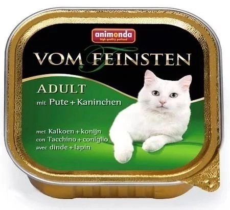 Animonda Vom Feinsten Adult Cat Indyk I Królik 100g Animonda Vom Feinsten Adult Cat Indyk I Królik 100g