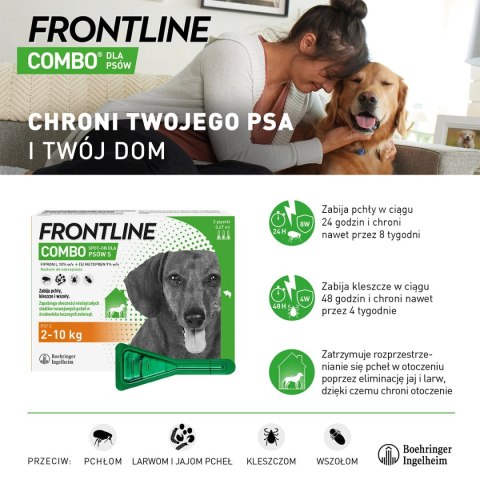 FRONTLINE Combo Spot-On Dla Psa 3x1,34ml FRONTLINE Combo Spot-On Dla Psa 3x1,34ml