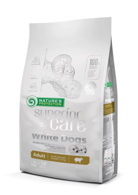 Nature's Protection Superior Care White Dogs Adult Small Breed With Lamb 1,5kg Nature's Protection Superior Care White Dogs Adult Small Breed With Lamb 1,5kg