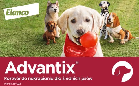 Bayer Advantix Krople Na Kleszcze I Pchły 2,5ml Bayer Advantix Krople Na Kleszcze I Pchły 2,5ml