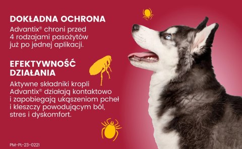 Bayer Advantix Krople Na Kleszcze I Pchły 2,5ml Bayer Advantix Krople Na Kleszcze I Pchły 2,5ml