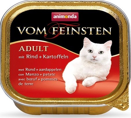 Animonda Vom Feinsten Adult Cat Wołowina Z Ziemniakami 100g Animonda Vom Feinsten Adult Cat Wołowina Z Ziemniakami 100g
