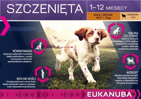 Eukanuba Puppy&Junior Lamb&Rice Large Breeds 12kg Eukanuba Puppy&Junior Lamb&Rice Large Breeds 12kg