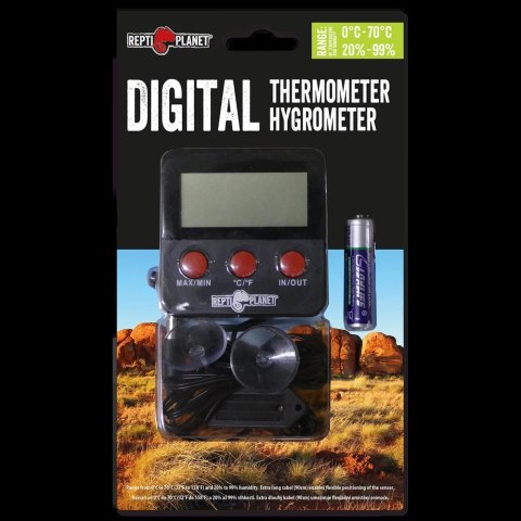 REPTI PLANET Termometr/Higrometr LCD Zewnętrzny REPTI PLANET Termometr/Higrometr LCD Zewnętrzny