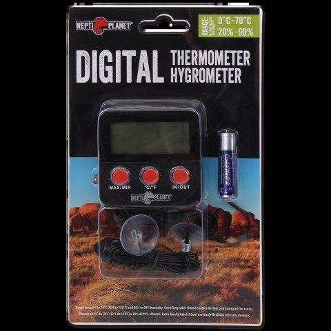 REPTI PLANET Termometr/Higrometr LCD Zewnętrzny REPTI PLANET Termometr/Higrometr LCD Zewnętrzny