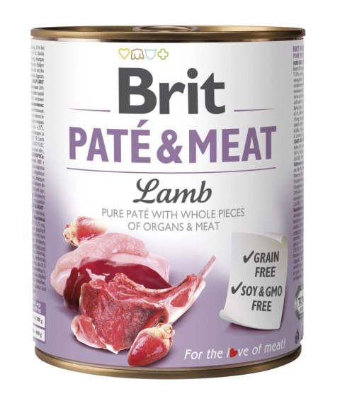 Brit Pate & Meat Lamb 800g Brit Pate & Meat Lamb 800g