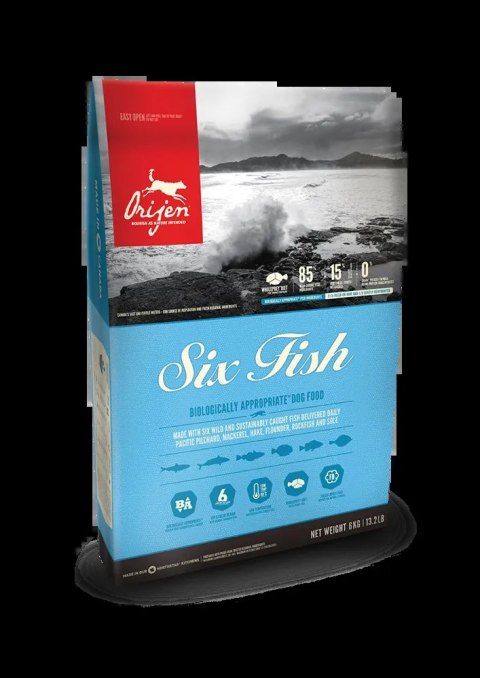 Orijen Six Fish Dog 6kg Orijen Six Fish Dog 6kg