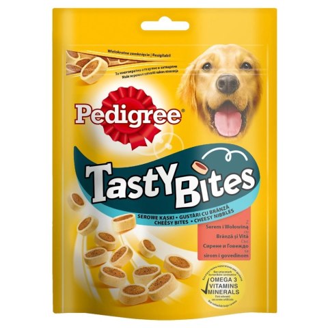 PEDIGREE® Tasty Minis 140g - przysmak dla dorosłych psów, o smaku wołowiny i sera PEDIGREE® Tasty Minis 140g - przysmak dla dorosłych psów, o smaku wołowiny i sera