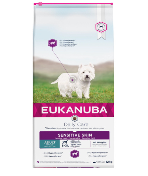 Eukanuba Daily Care Adult Sensitive Skin 12kg