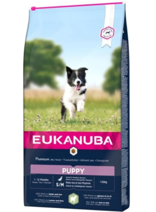 Eukanuba Puppy&Junior Small/Medium Lamb&Rice 12kg
