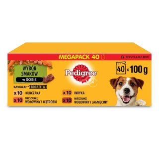 Pedigree Mokra Karma Dla Dorosłych Psów Saszetka Mix Smaków