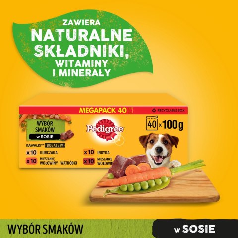 Pedigree Mokra Karma Dla Dorosłych Psów Saszetka Mix Smaków Pedigree Mokra Karma Dla Dorosłych Psów Saszetka Mix Smaków