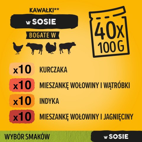 Pedigree Mokra Karma Dla Dorosłych Psów Saszetka Mix Smaków Pedigree Mokra Karma Dla Dorosłych Psów Saszetka Mix Smaków