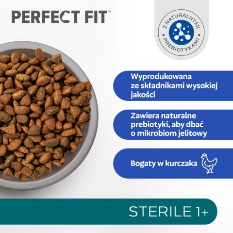 Perfect Fit™ - sucha karma pełnoporcjowa dla dorosłych kotów po zabiegu kastracji, bogata w kurczaka 7kg Perfect Fit™ - sucha karma pełnoporcjowa dla dorosłych kotów po zabiegu kastracji, bogata w kurczaka 7kg