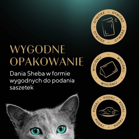 Sheba Saszetka Selection In Sauce Smaki Rybne 4x85g Sheba Saszetka Selection In Sauce Smaki Rybne 4x85g