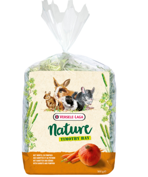 Versele-Laga Timothy Hay Carrot & Pumpkin 500g Versele-Laga Timothy Hay Carrot & Pumpkin 500g