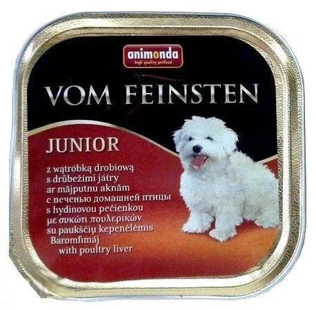 Animonda Dog Vom Feinsten Junior Wątróbka Drobiowa 150g Animonda Dog Vom Feinsten Junior Wątróbka Drobiowa 150g