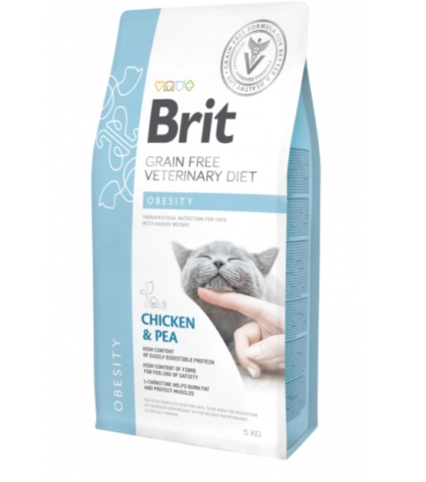 Brit Grain Free Veterinary Diet Cat Obesity Kurczak Z Groszkiem 2kg Brit Grain Free Veterinary Diet Cat Obesity Kurczak Z Groszkiem 2kg