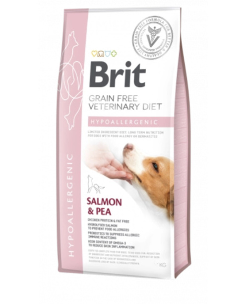 Brit Grain Free Veterinary Diet Dog Hypoallergenic Łosoś Z Groszkiem 12kg Brit Grain Free Veterinary Diet Dog Hypoallergenic Łosoś Z Groszkiem 12kg