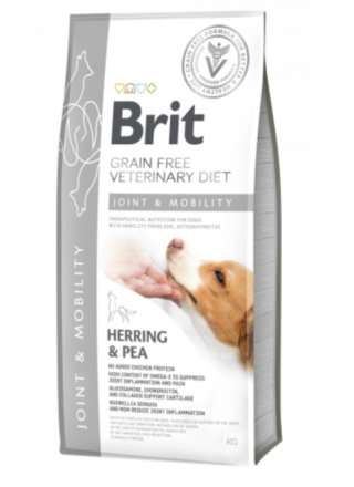 Brit Grain Free Veterinary Diet Dog Joint & Mobility Śledź Z Groszkiem 2kg