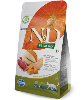 Farmina N&D Pumpkin Feline Adult Duck Pumpkin&Cantaloupe Melon Recipe 1,5kg