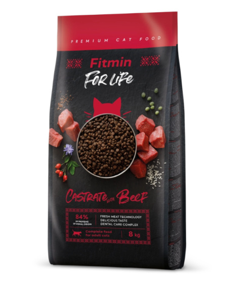 Fitmin Cat For Life Castrate Beef 8kg Fitmin Cat For Life Castrate Beef 8kg