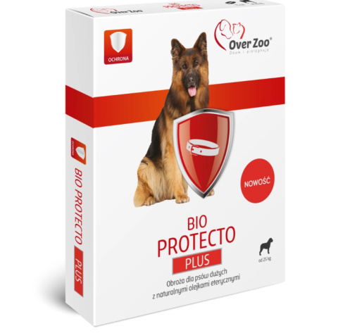 OVER ZOO Obroża Bio Protecto Plus Dla Psów Dużych 75cm