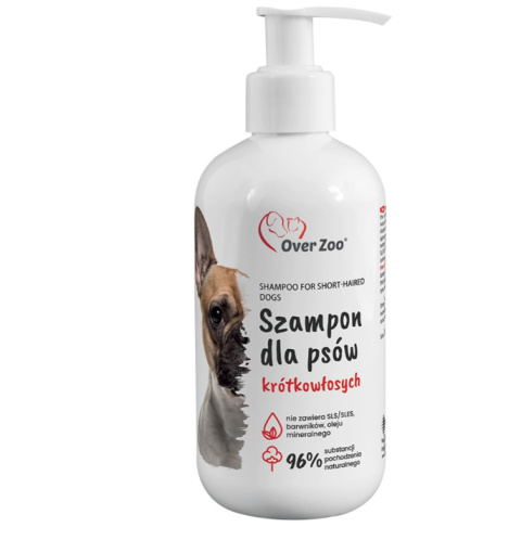 OVER ZOO Szampon Dla Psów Krótkowłosych 250ml
