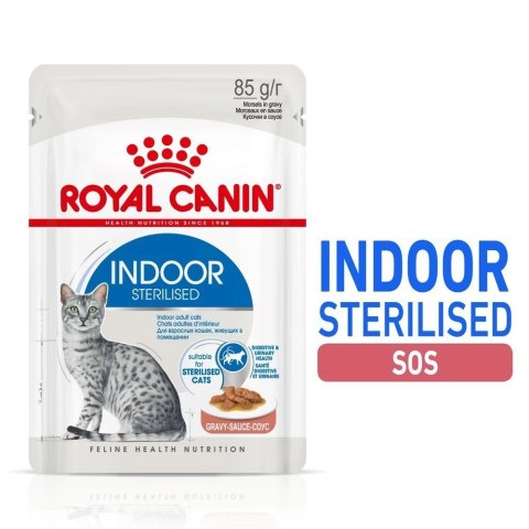 ROYAL CANIN Indoor Sterilised Sos 12x85g ROYAL CANIN Indoor Sterilised Sos 12x85g