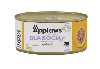 APPLAWS Kitten Chicken In Jelly Tin 70g