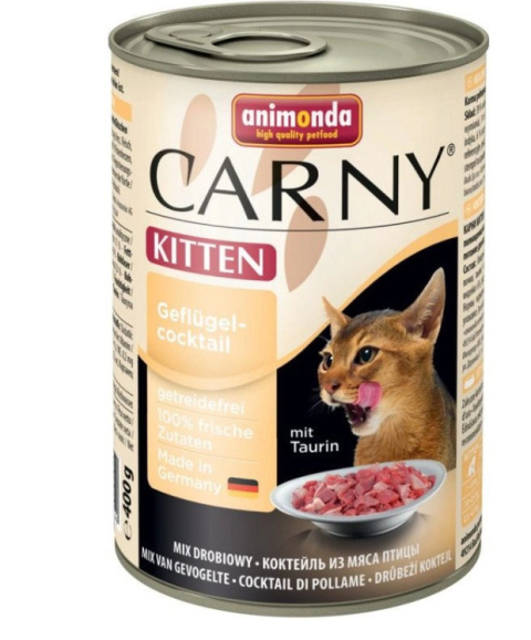 Animonda Cat Carny Kitten Koktajl Drobiowy 400g Animonda Cat Carny Kitten Koktajl Drobiowy 400g
