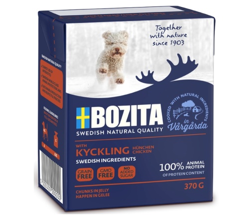 BOZITA Dog Junior Delikatny Kurczak W Galarecie 370g