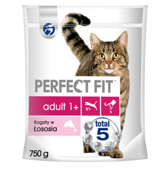 PERFECT FIT Adult 1+ Z Łososiem 750g