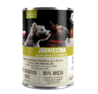 PetRepublic Jagnięcina Krojone Kawałki W Delikatnym Sosie 400g